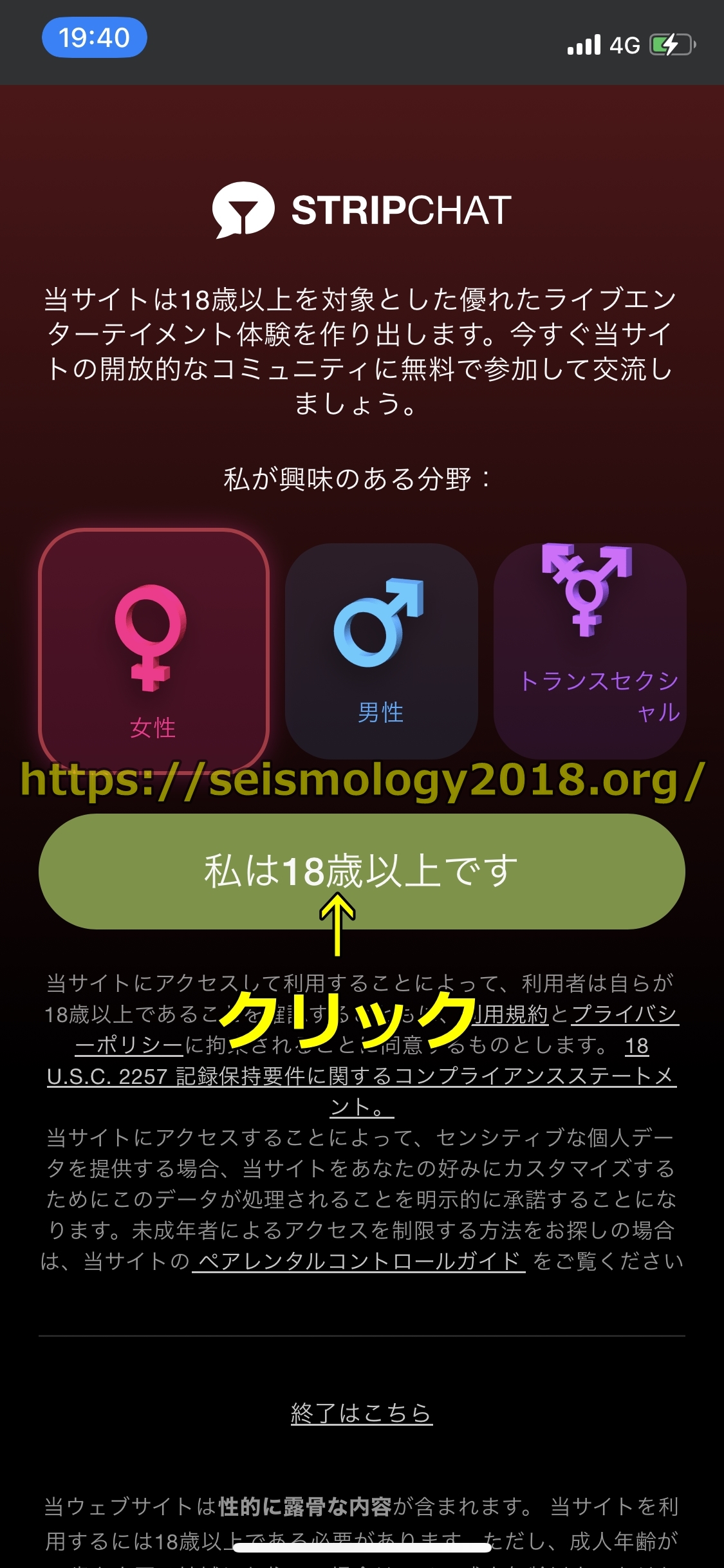 ストリップチャット
