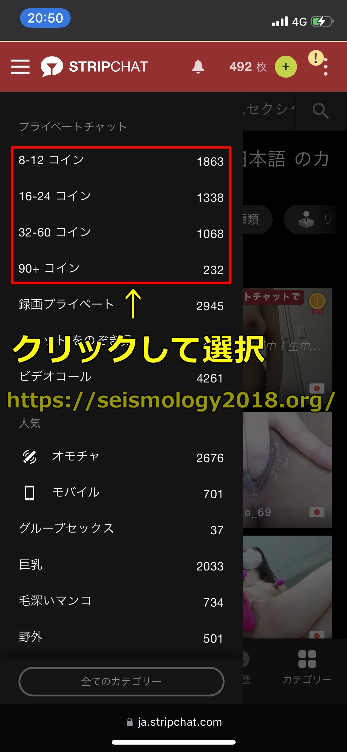 ストリップチャット