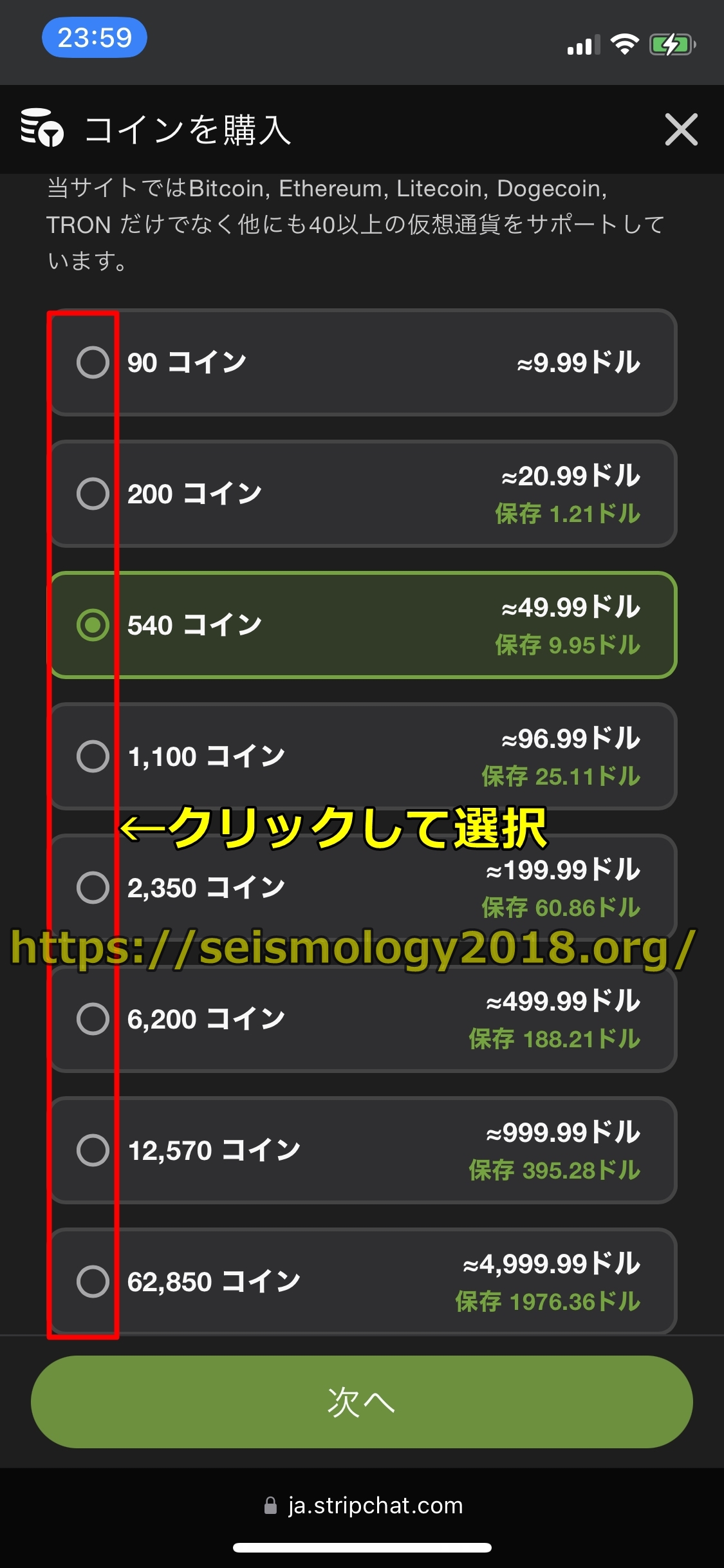 ストリップチャット