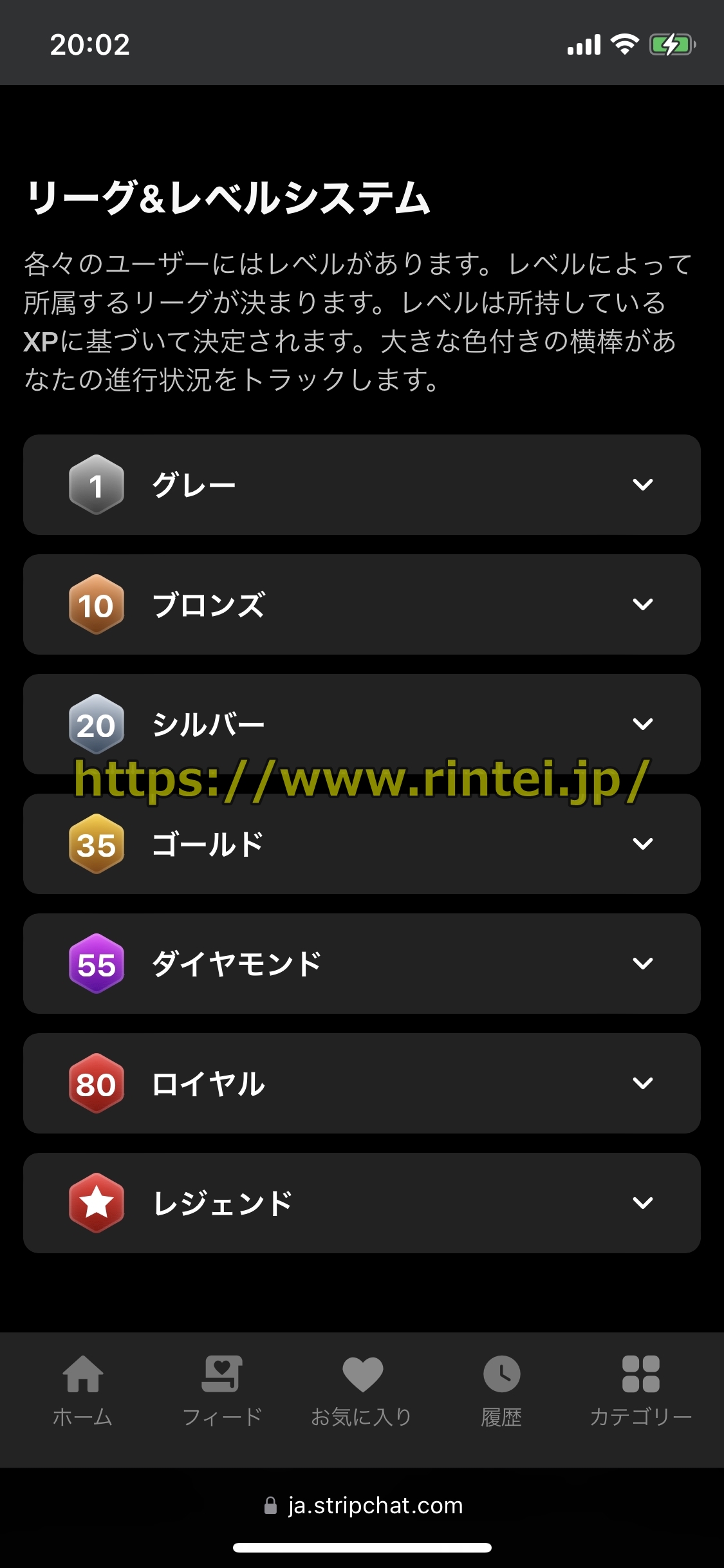 ストリップチャット